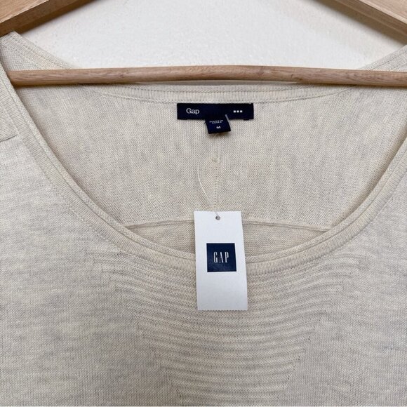 Gap Womens Medium Rabbit Hair Long Sleeve Ivory Sweater Dress - Picture 9 of 13